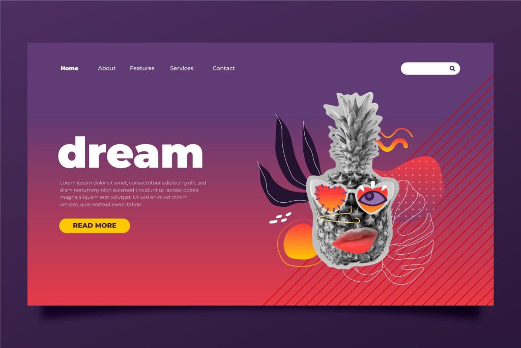 Landing page pour un bar